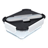 Built Professional Glass 900ml Lunch Box with Cutlery image 1