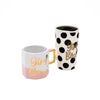 Creative Tops Ava & I Girl Boss Set with 450 ml Octagonal Mug and Travel Mug Set image 1