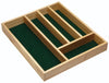KitchenCraft Traditional Wooden Cutlery Tray image 1