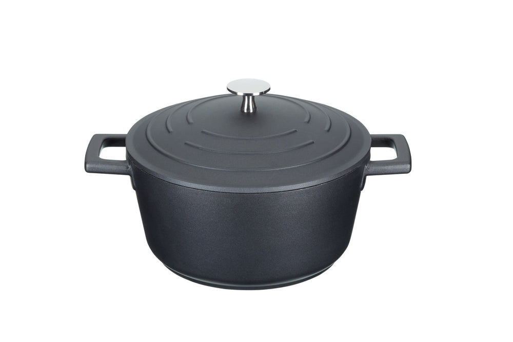 MasterClass Cast Aluminium Casserole Dish, 2.5L, Black image 1