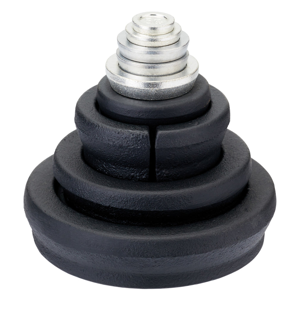 Living Nostalgia 10 Piece Traditional Cast Iron Metric Weight Set image 1