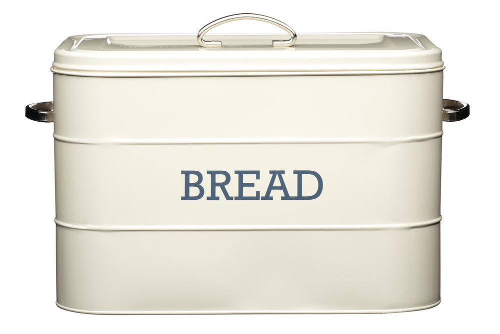 Living Nostalgia Antique Cream Bread Bin image 1