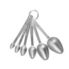 MasterClass Stainless Steel Measuring Spoon Set - 6 Pieces image 1