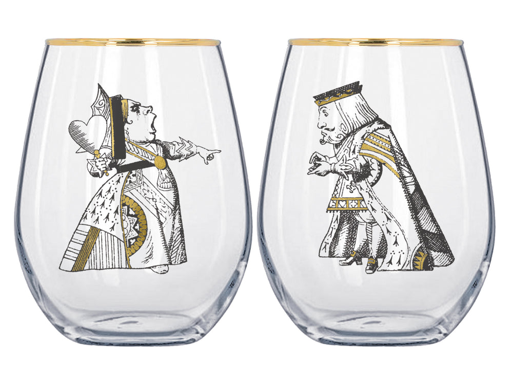 Victoria And Albert Alice In Wonderland Set of 2 Tumblers image 1