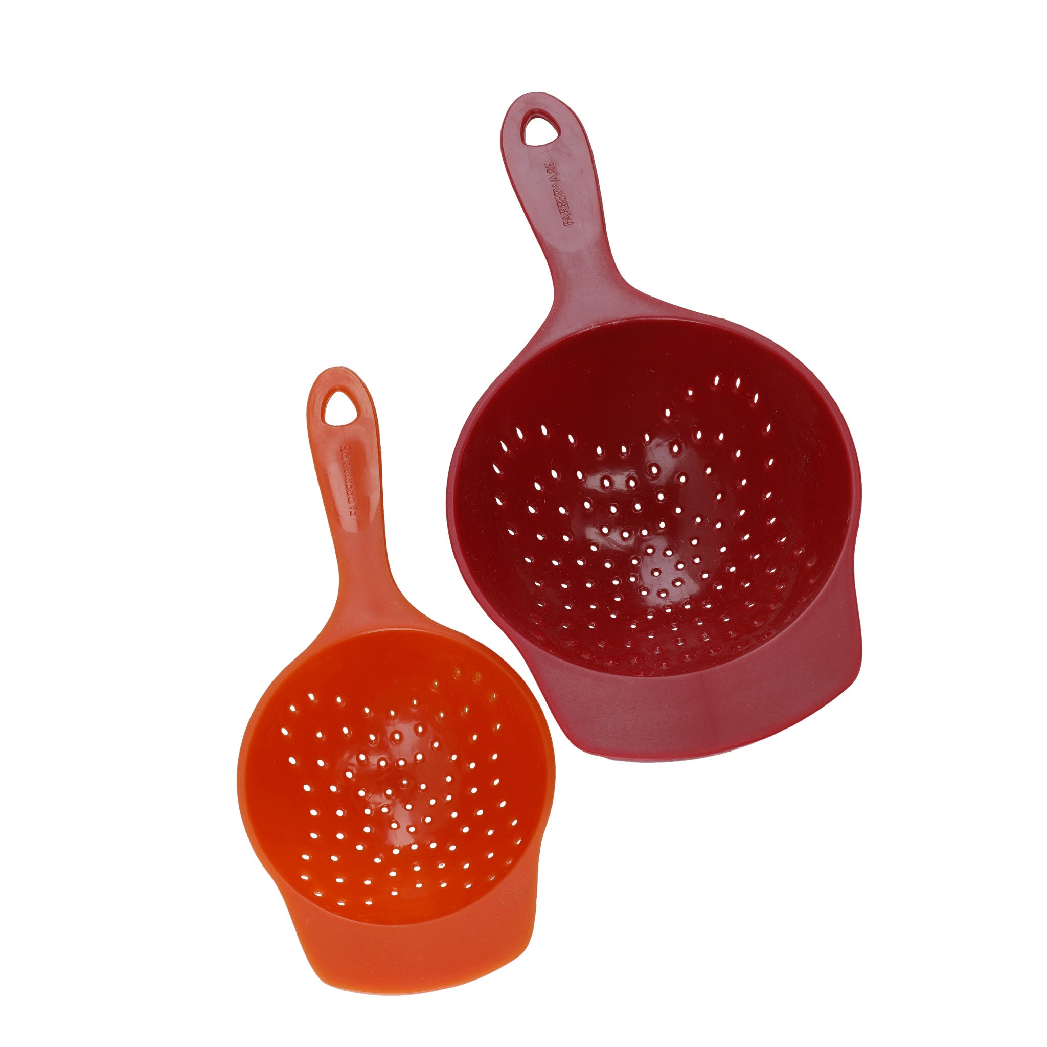Farberware Fresh Small Colander Set, Plastic, Assorted Sizes - Red / O ...