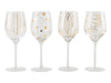 Mikasa Cheers Metallic Gold Set Of 4 14Oz Wine Glasses image 1