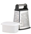 MasterClass Stainless Steel Four Sided Box Grater With Collecting Box image 1
