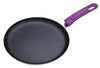 Colourworks Purple Crêpe Pan with Soft Grip Handle image 1