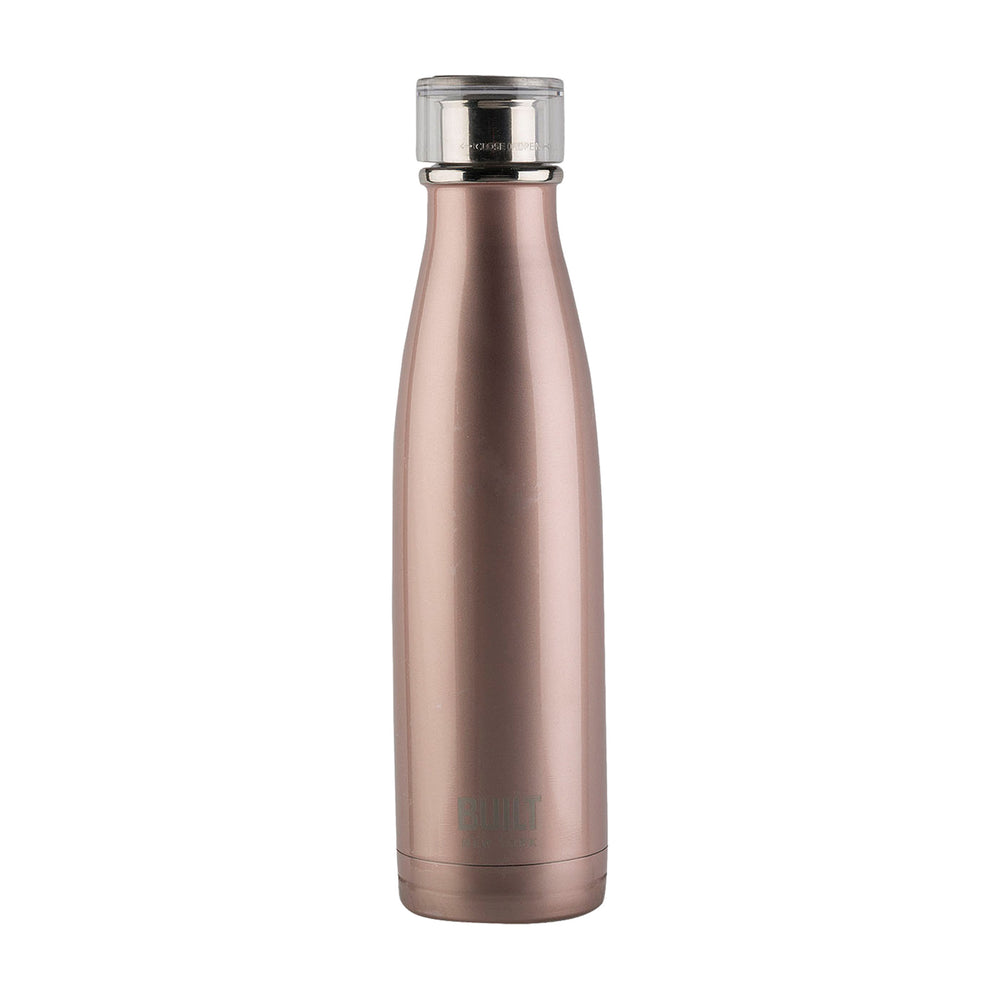 Built 500 ml Double Walled Stainless Steel Water Bottle Rose Gold image 1