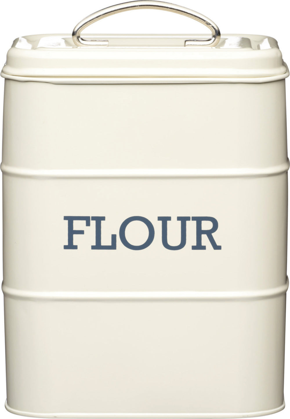 Living Nostalgia Antique Cream Flour Tin image 1