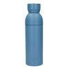 BUILT Planet Bottle, 500ml Recycled Reusable Water Bottle with Leakproof Lid - Blue