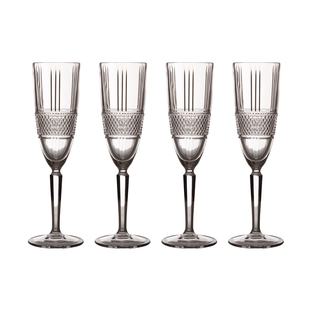Maxwell & Williams Verona Set of Four 150ml Champagne Flutes image 1