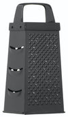 KitchenCraft Black Non-Stick 17cm Four Sided Box Grater image 1
