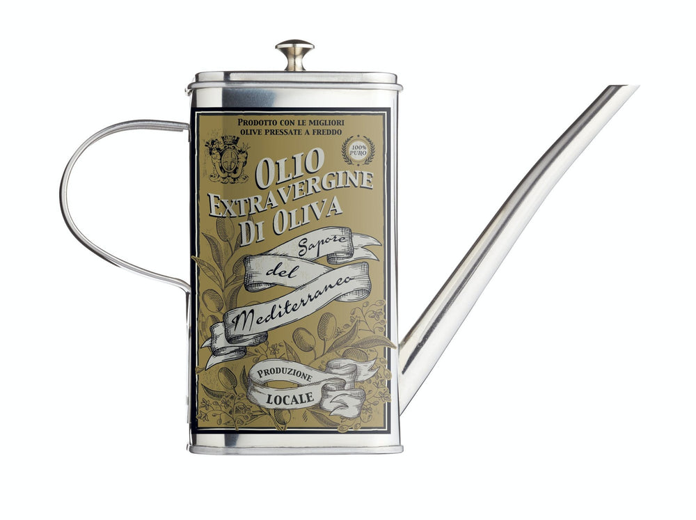 KitchenCraft World of Flavours Italian Stainless Steel Oil Can Drizzler image 1