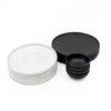 12pc Porcelain Dining Set with 4x Black 26.5cm Plates, 4x Speckle 24.5cm Plates and 4x Black Coupe Bowls - Caviar image 1