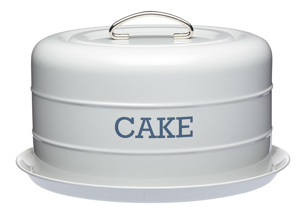 Living Nostalgia French Grey Domed Cake Tin image 1