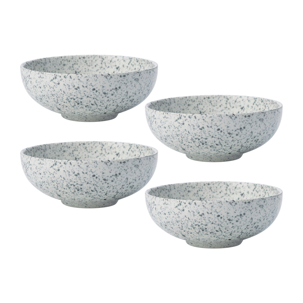 Set of 4 Maxwell & Williams Caviar Speckle 15.5cm Coupe Bowls image 1