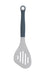 Colourworks Classics Grey Long Handled Silicone Slotted Food Turner