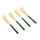 Artesà Set of Butter Spreaders - Green and Gold, 4 Pieces