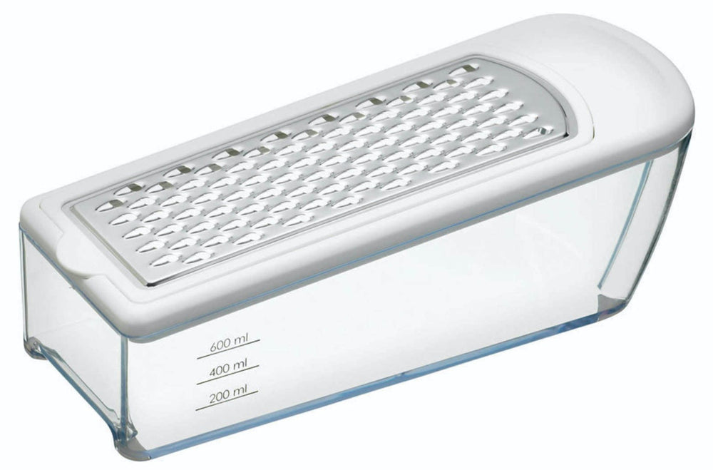 KitchenCraft Grater and Graduated Acrylic Collector image 1