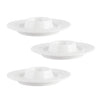 Set of 3 Mikasa M By Mikasa Ridged Egg Cups And Saucers image 1