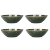 Mikasa Jardin Stoneware Pasta Bowls, Set of 4, 20cm, Green image 1