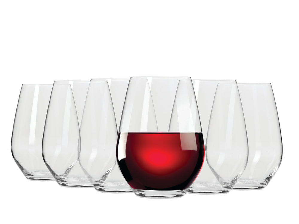 Maxwell & Williams Vino Set of 6 540ml Stemless Red Wine Glasses image 1