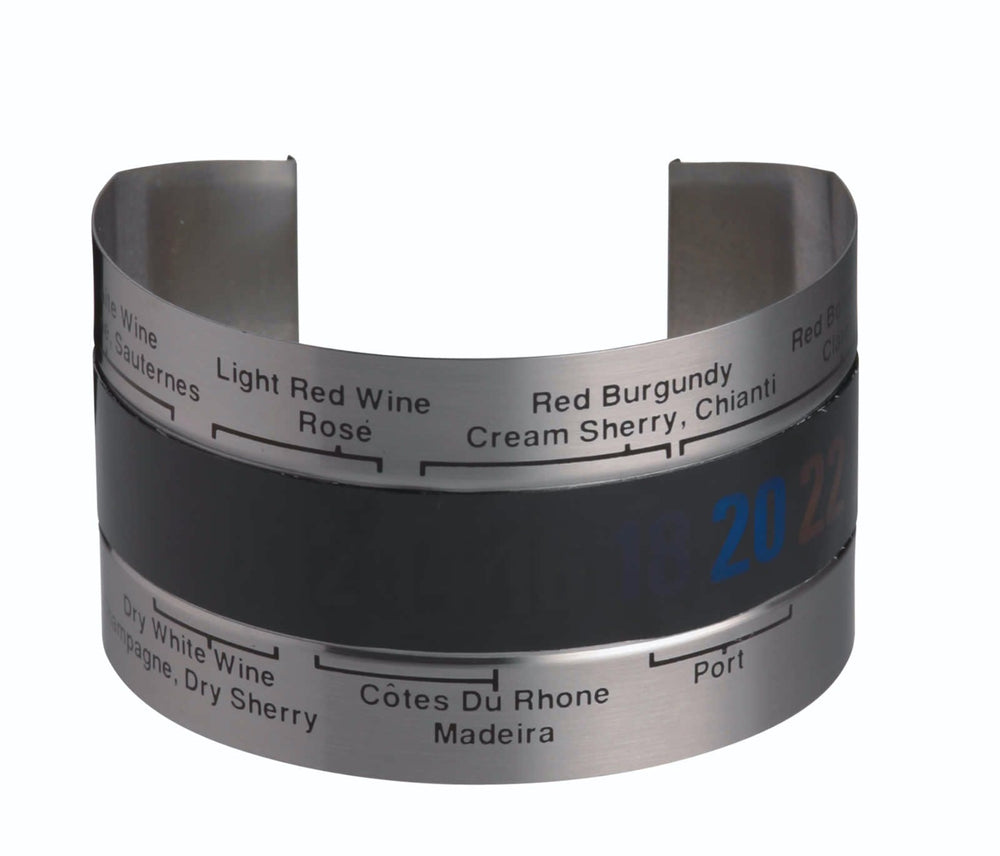 BarCraft Deluxe Wine Bottle Thermometer Sleeve image 1