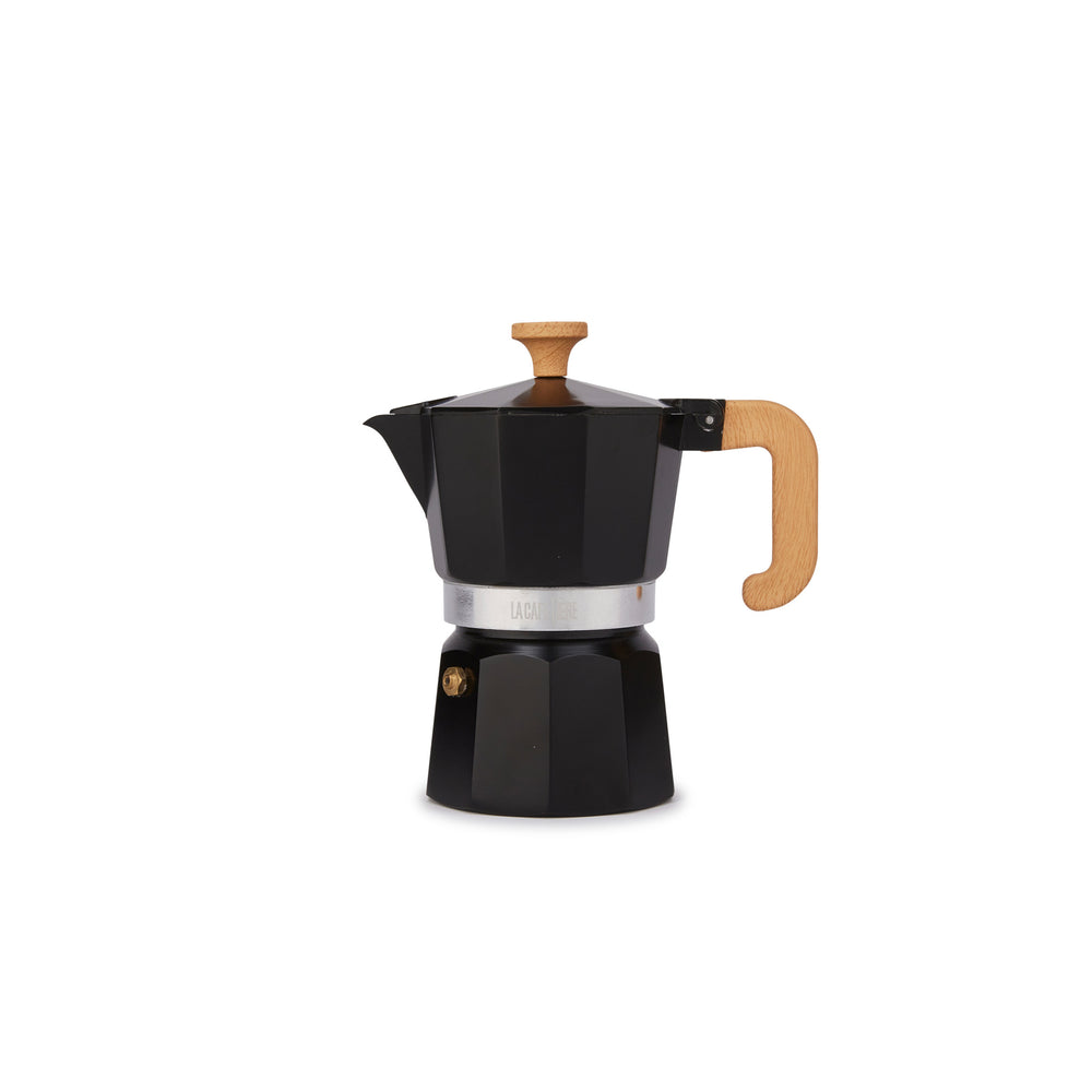 La Cafetière Venice 3 Cup Espresso Maker - Aluminium, Black image 1