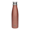 BUILT 500ml Double Walled Stainless Steel Water Bottle Rose Gold Glitter image 1
