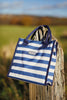 KitchenCraft Lulworth 4 Litre Blue Stripe Lunch / Snack Cool Bag