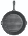 KitchenCraft Deluxe Cast Iron Round Ribbed Grill Pan, 24cm image 1