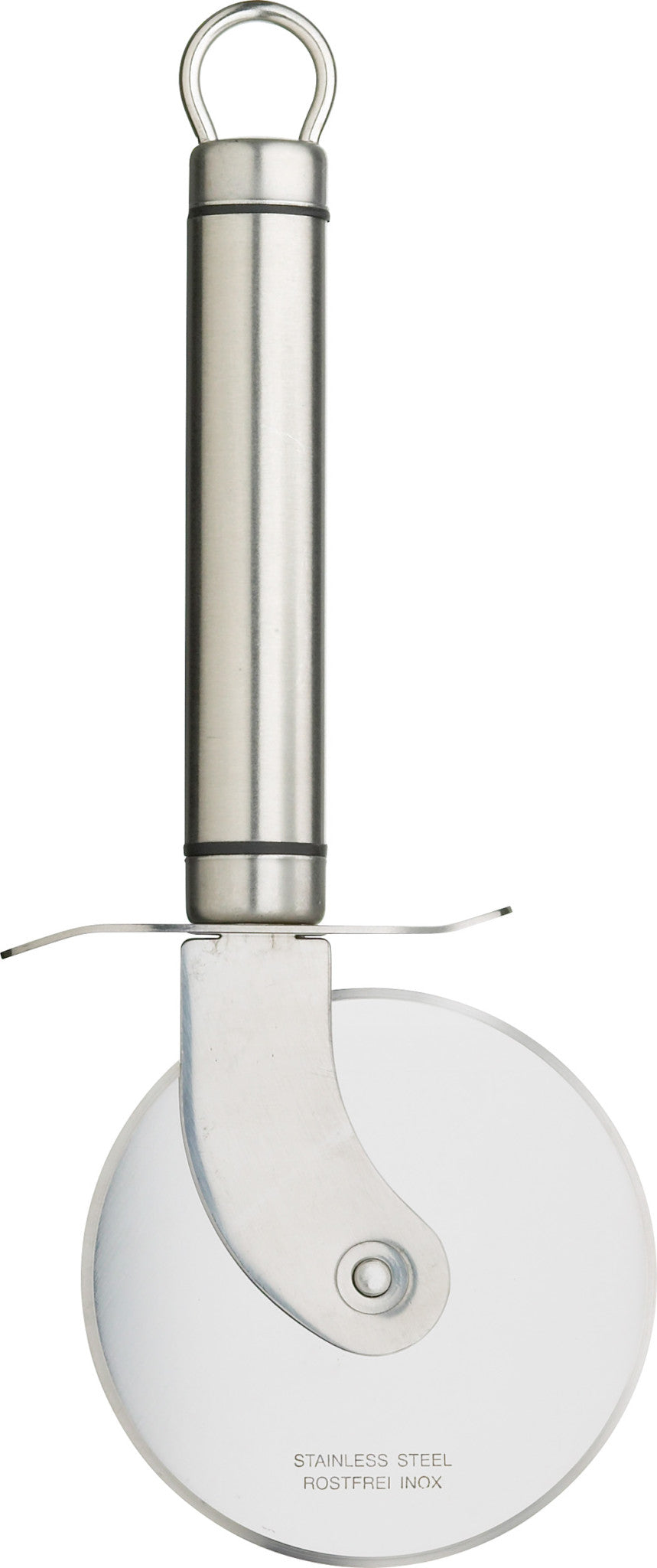 KitchenCraft Oval Handled Professional Stainless Steel Pizza Cutter image 1