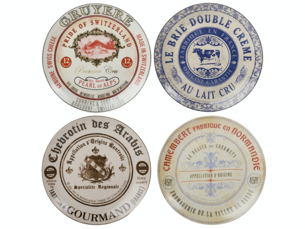 Creative Tops Gourmet Cheese Set Of 4 Cheese Plates image 1
