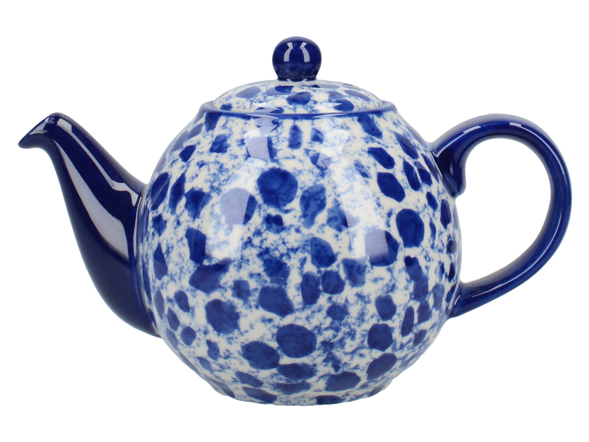 London Pottery Splash Globe 2 Cup Teapot Blue CookServeEnjoy