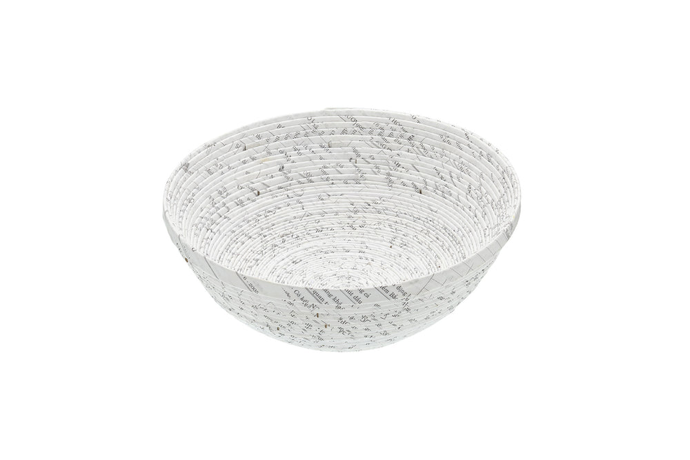 Natural Elements Fruit Bowl, Recycled Paper, Strong, Biodegradable and Reusable, 25cm image 1