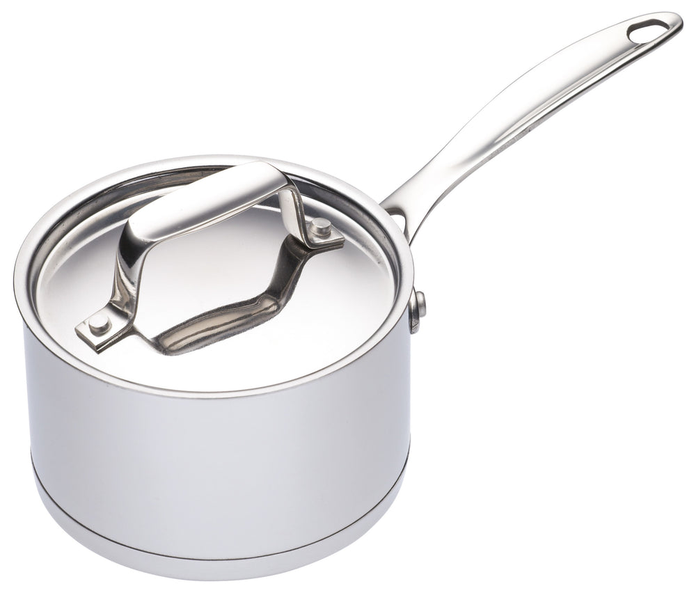 MasterClass Stainless Steel Mini Saucepan, 8.5cm image 1