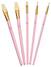KitchenCraft Pack of 5 Sugarcraft Decorating Brushes image 1