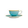 Maxwell & Williams Teas & C's Kasbah Turquoise 200ml Footed Cup and Saucer image 1