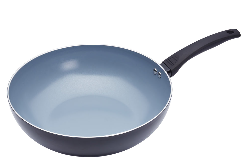 MasterClass Ceramic Non-Stick Induction-Ready Wok, 30cm image 1