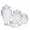 4pc Gift Set with a Small, Medium and Large Storage Jar and Decorating Ribbon image 1