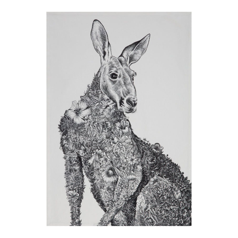 Maxwell & Williams Marini Ferlazzo Kangaroo Tea Towel image 1
