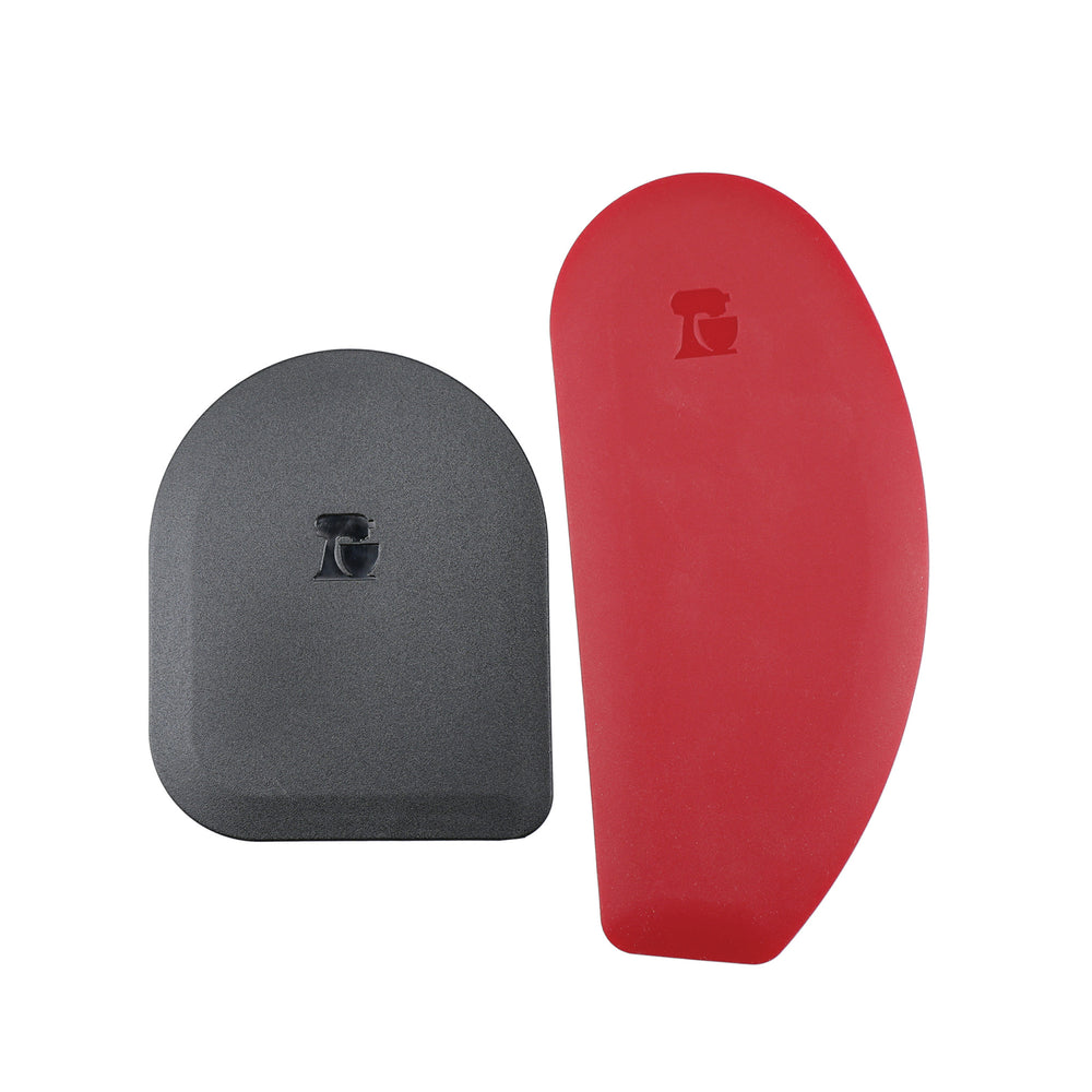 KitchenAid 2pc Pot Scraper and Silicone Bowl Scraper Set - Empire Red image 1
