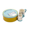 Creative Tops Into The Wild Little Explorer Bunny Set with Egg Cup, Plate, Spoon and Set of 2 Mugs image 1