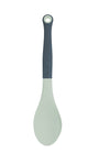 Colourworks Classics Blue Silicone-Headed Kitchen Spoon with Long Handle image 1