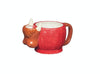 KitchenCraft Painted Ceramic Novelty Highland Cow Mug with Tea Bag Holder image 1