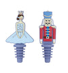 The Nutcracker Collection Christmas Novelty Bottle Stoppers, Silicone, Multi Colour image 1