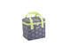 KitchenCraft Lunch Grey Spotty 5 Litre Cool Bag with Lime Handles