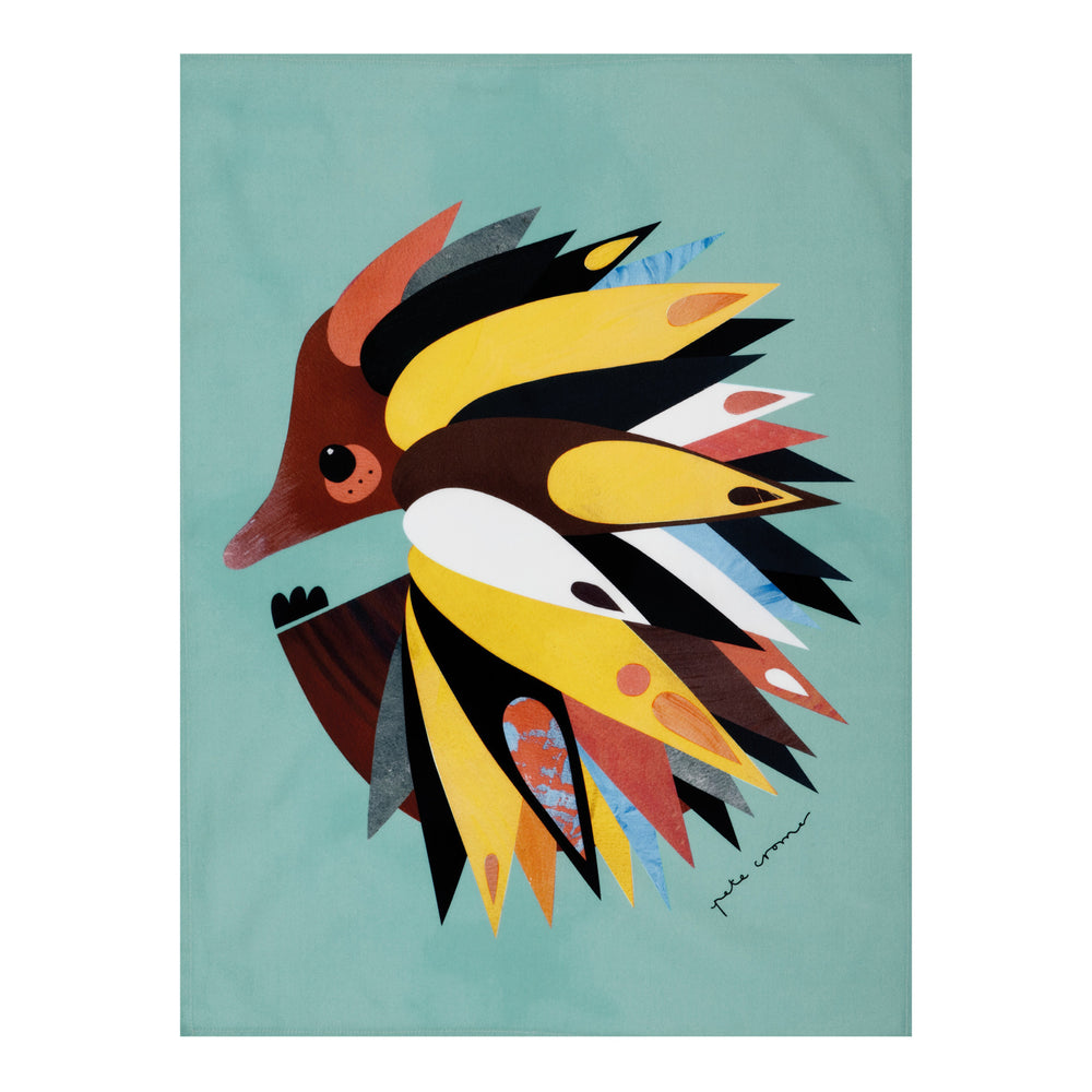 Maxwell & Williams Pete Cromer Echidna Tea Towel image 1