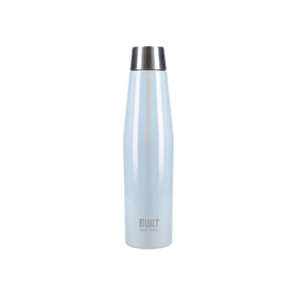 BUILT Apex 540ml Insulated Water Bottle, BPA-Free 18/8 Stainless Steel - Iridescent Blue image 1